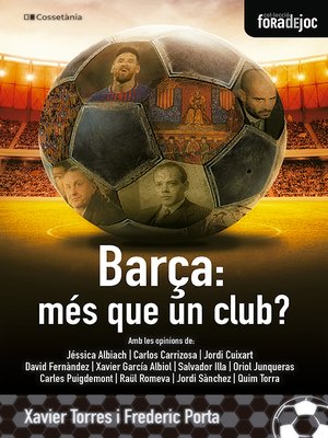 cover image of Barça, més que un club?